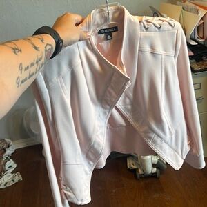 Large and small pink, soft jackets